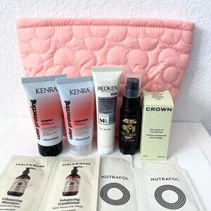 Redken Kenra Hair Product Samples Dry Shampoo Conditioner Crown Nutrafol Bag